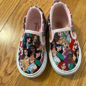 - Ground up Disney princess sneakers slip on toddler girls